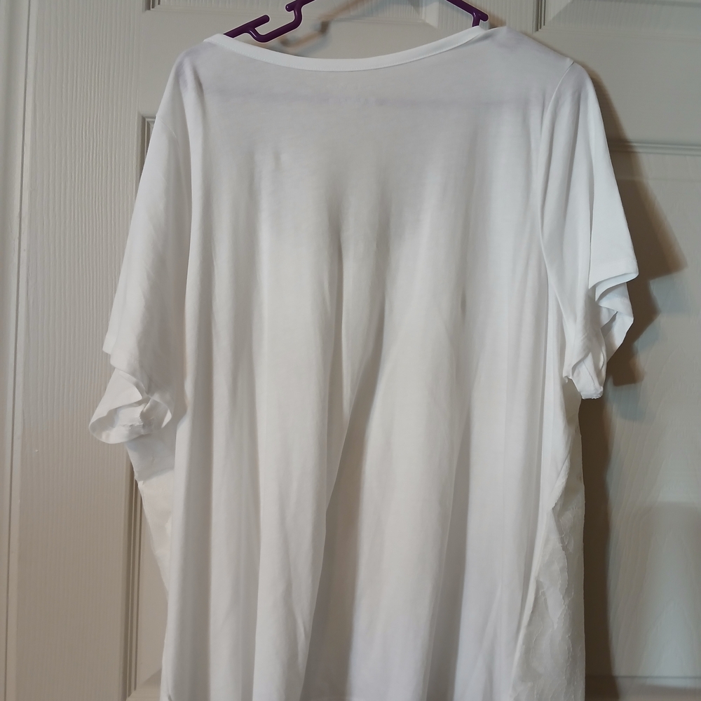 Lane Bryant White Blouse